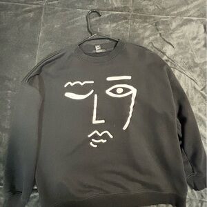 Forever 21 sweatshirt with abstract drawing